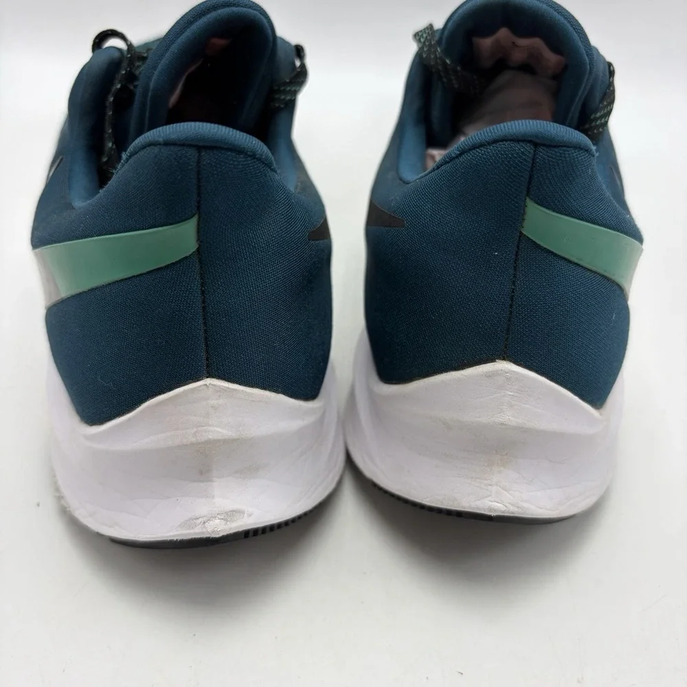 Nike Sneakers Mens 12 Zoom Winflo 6 Midnight Turquoise Green Running Shoes
